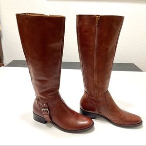 Mattise Fox Trot Knee-High Brown Leather Size 7M